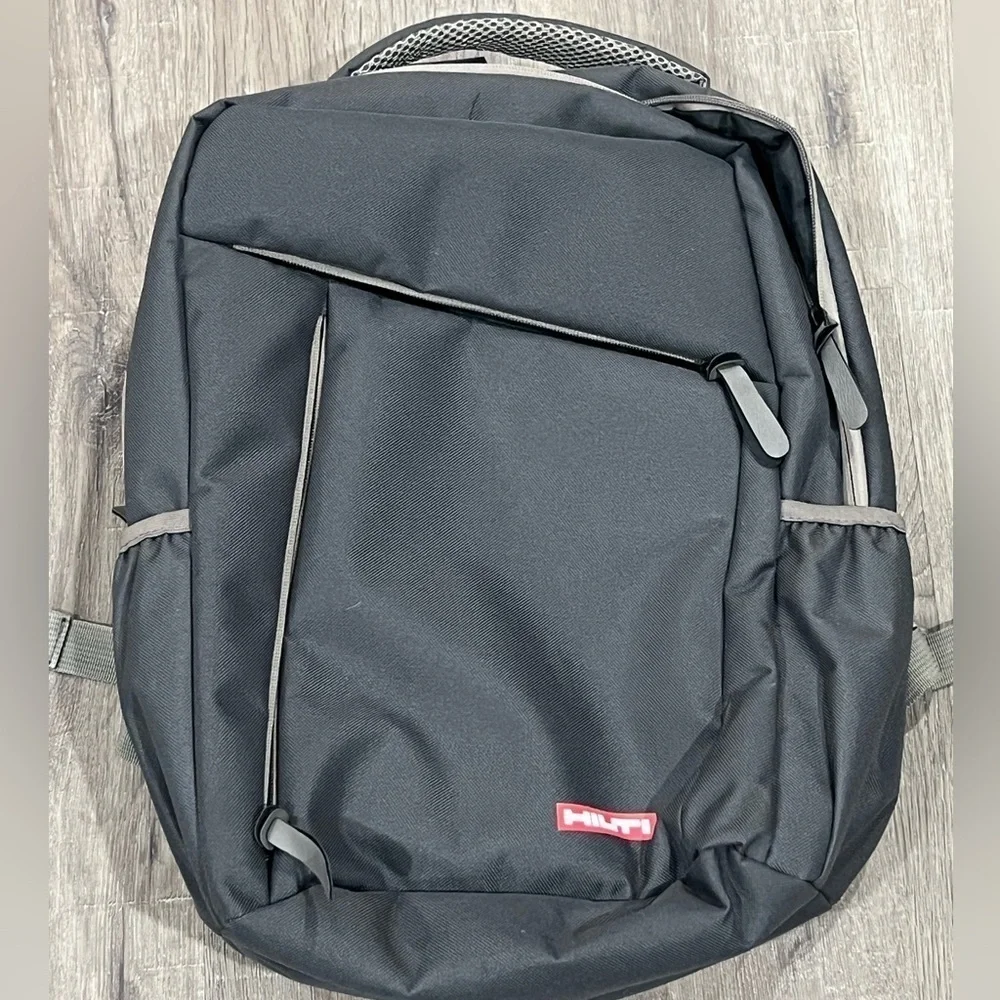 Hilti Tools Backpack Gray Work Site Business Laptop Bag